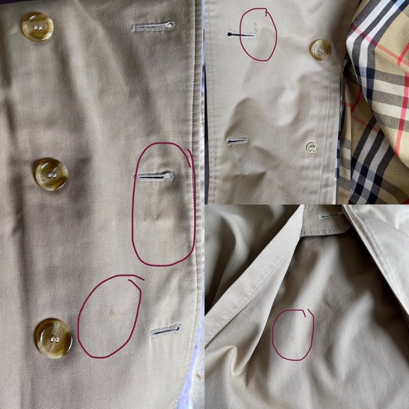 Classic Burberry Trench with Wool Removable Lining, Size 10 - Picture 15 of 16